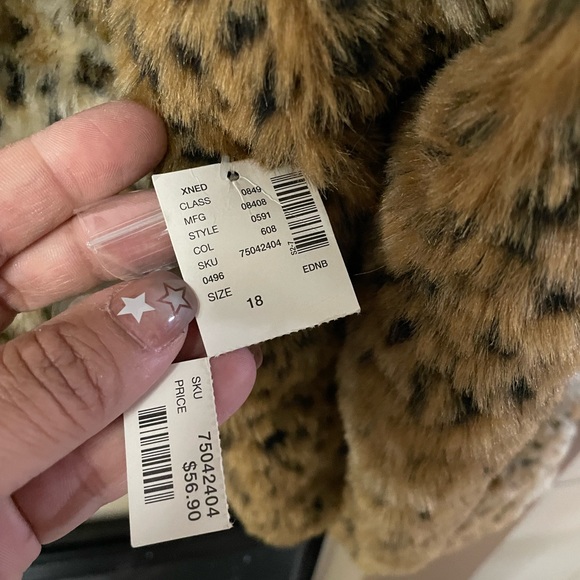 Justice leopard short jacket - Picture 2 of 4